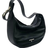 Patrizia Pepe - Borsa New Moon grande in pelle con tracolla, Nero